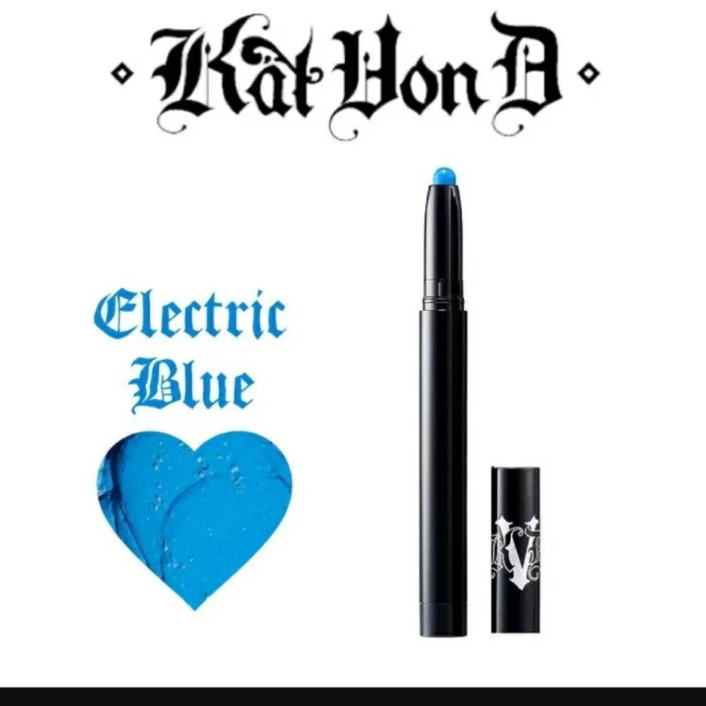 🧚‍♀️ELECTRIC BLUE Kat Von D DISCONTINUED Face Pigment Stick NWOBOX